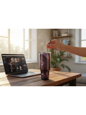 KPOP Deamon Hunters Custom Stainless- Tumbler with Straw & Anime-Inspired Design